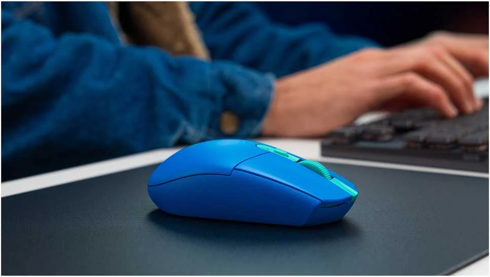 Belaidė pelė žaidimams Pelė Logitech G305 Lightspeed, mėlyna
