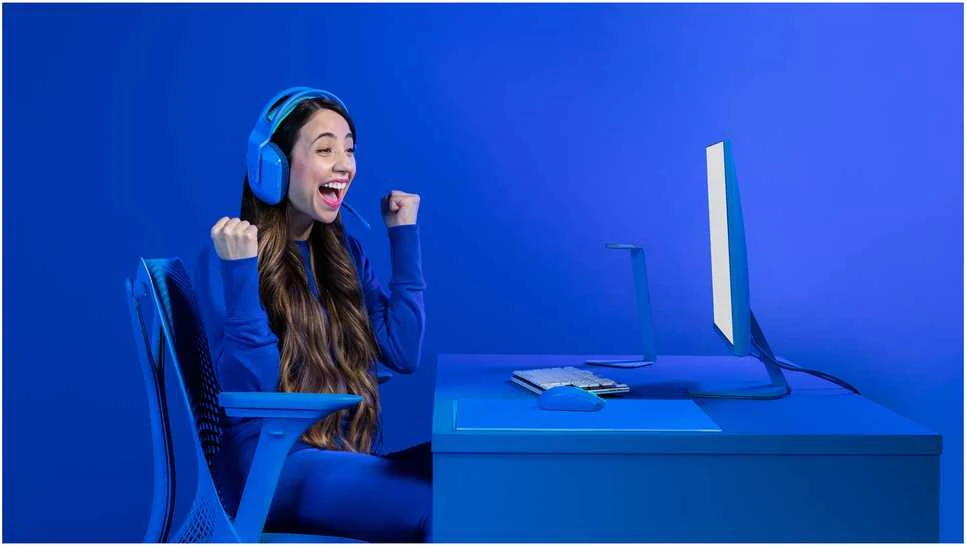 Belaidė pelė žaidimams Pelė Logitech G305 Lightspeed, mėlyna
