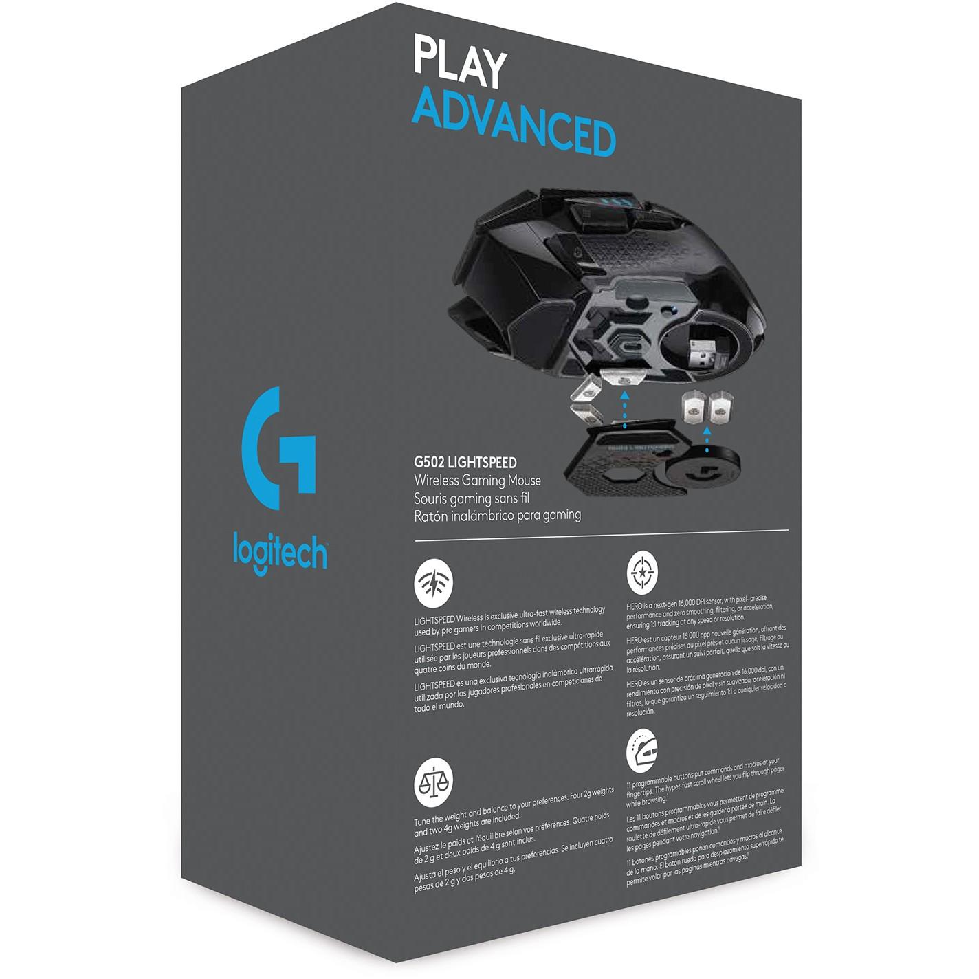 LOGITECH G502 LIGHTSPEED Belaidė pelė žaidimams - EWR2