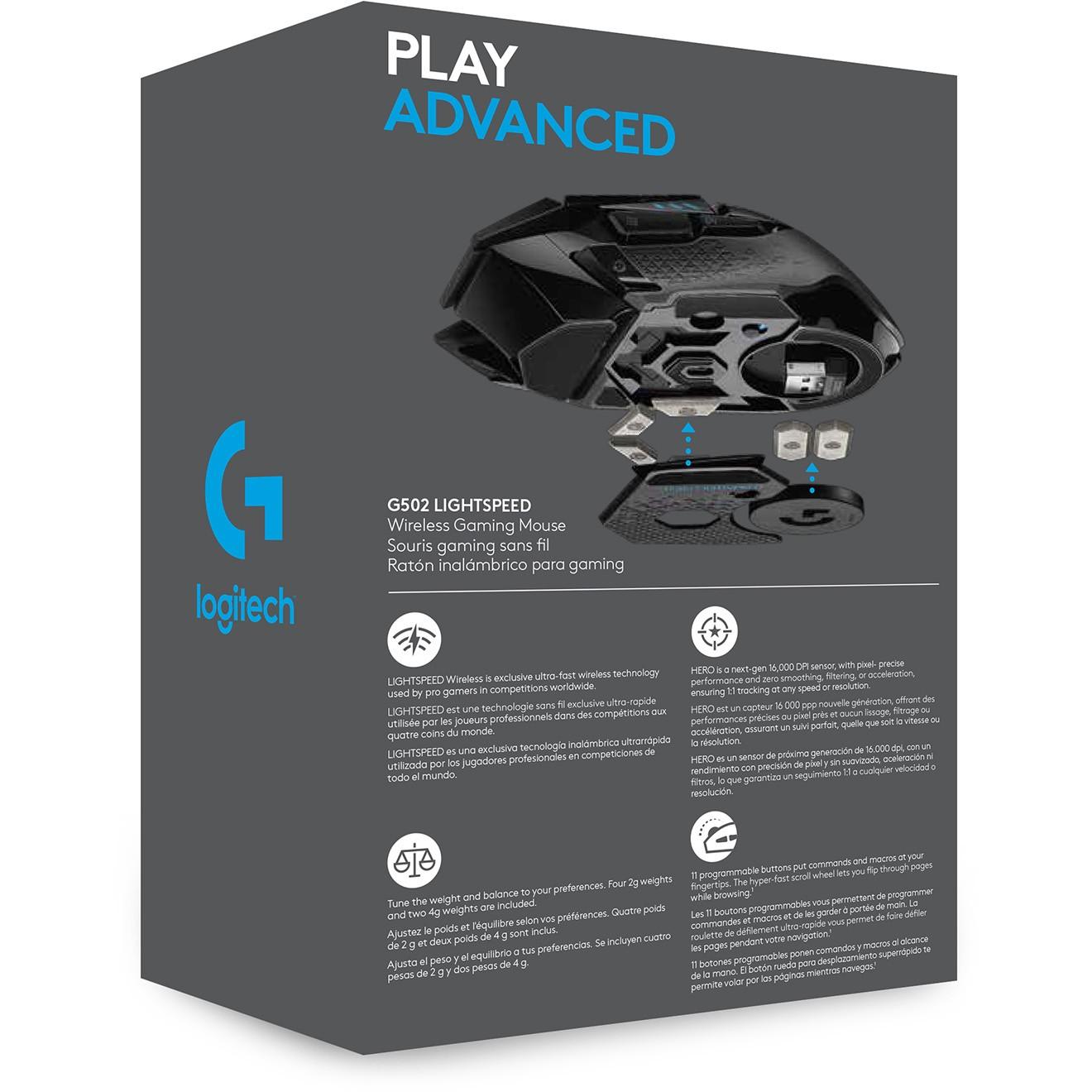 LOGITECH G502 LIGHTSPEED Belaidė pelė žaidimams - EWR2