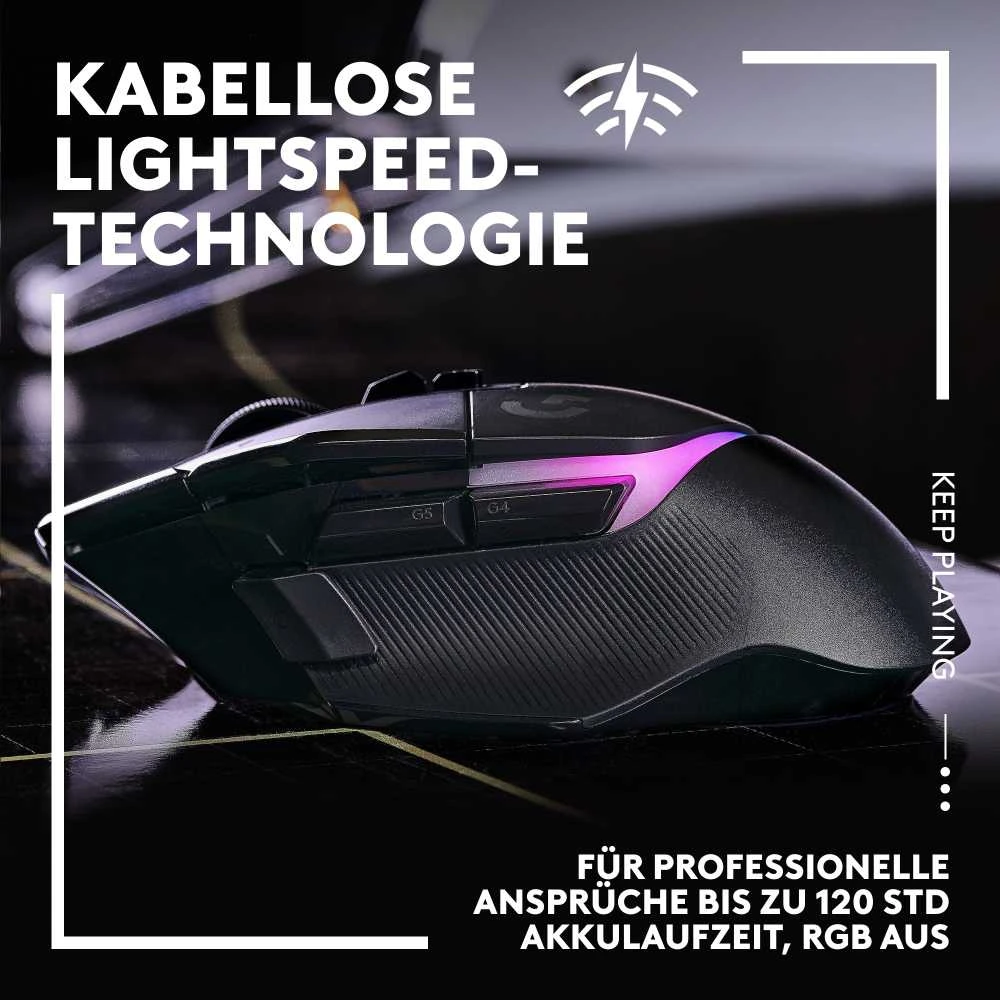 Žaidimų Pelė Logitech G502 X PLUS, juoda