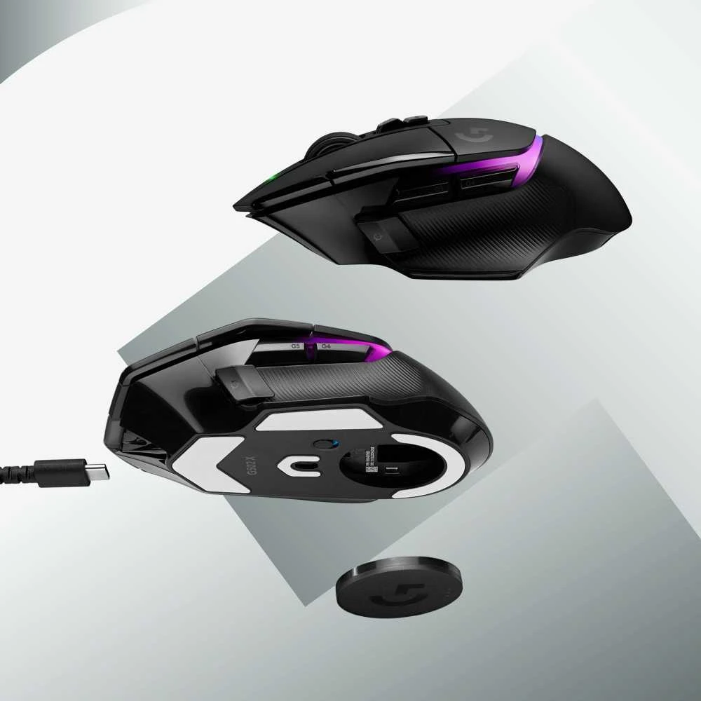 Žaidimų Pelė Logitech G502 X PLUS, juoda
