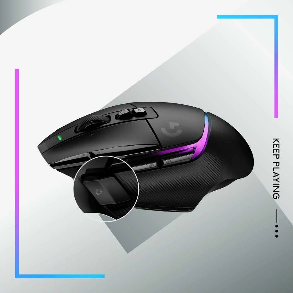 Žaidimų Pelė Logitech G502 X PLUS, juoda