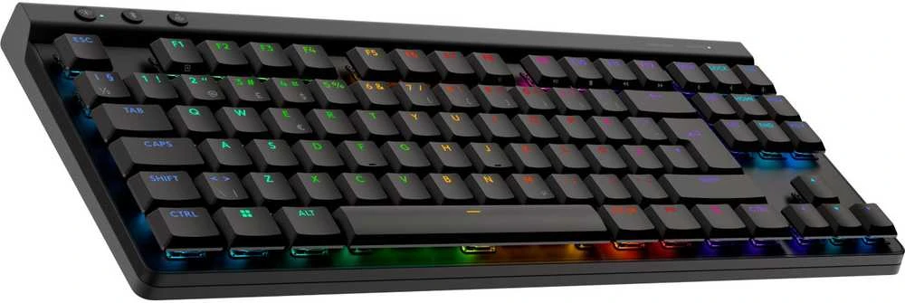 Belaidė klaviatūra Logitech G515 LIGHTSPEED TKL, Juodos spalvos, Išdėstymas: Šiaurės šalių