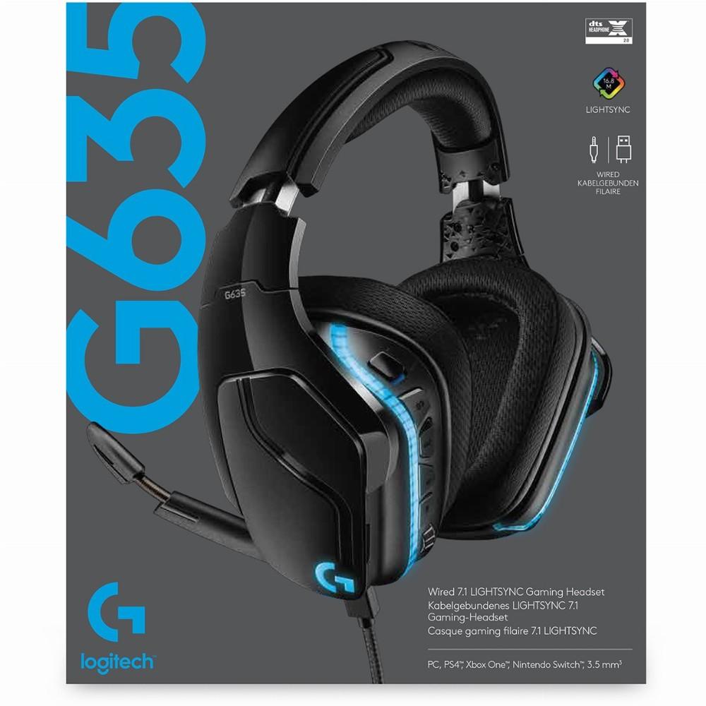 Žaidimų ausinės Logitech G635 7.1 