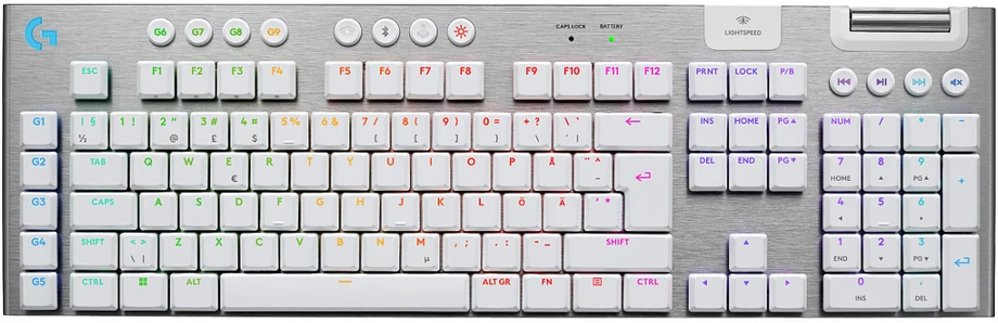 „Logitech“ – „G915 X LIGHTSPEED“ žemo profilio belaidė žaidimų klaviatūra