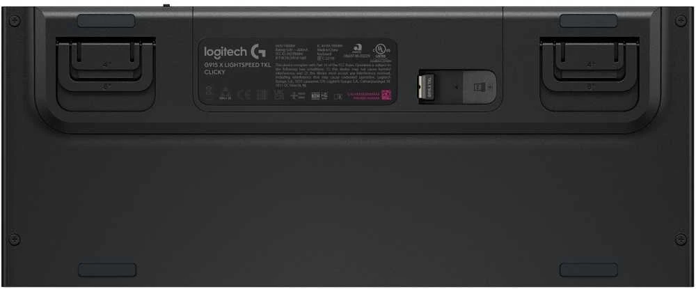 Klaviatūra Logitech G915 X LIGHTSPEED TKL/belaidė G KB-Juodas-PAN-EMEA28I-935