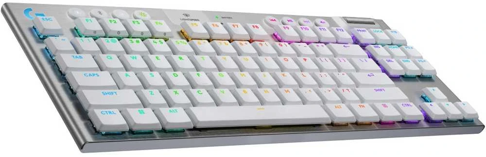 „Logitech“ – „G915 X LIGHTSPEED TKL“ žemo profilio belaidė žaidimų klaviatūra