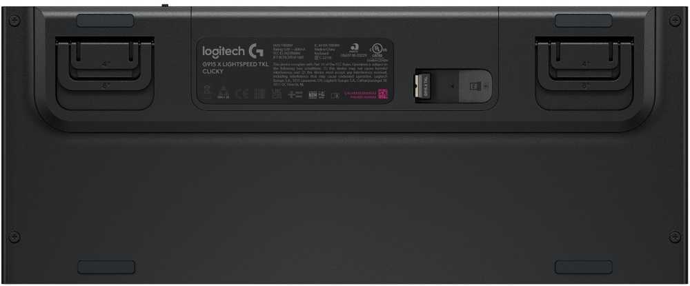 Klaviatūra Logitech G915 X LIGHTSPEED belaidė CLICKY/G KB-Juodas-FRA-EMEA28I-935