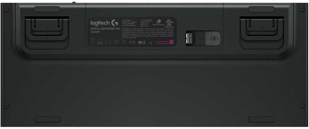 Klaviatūra Logitech G915 X LIGHTSPEED TKL - belaidė G KB-Juodas-DEU-EMEA28I-935