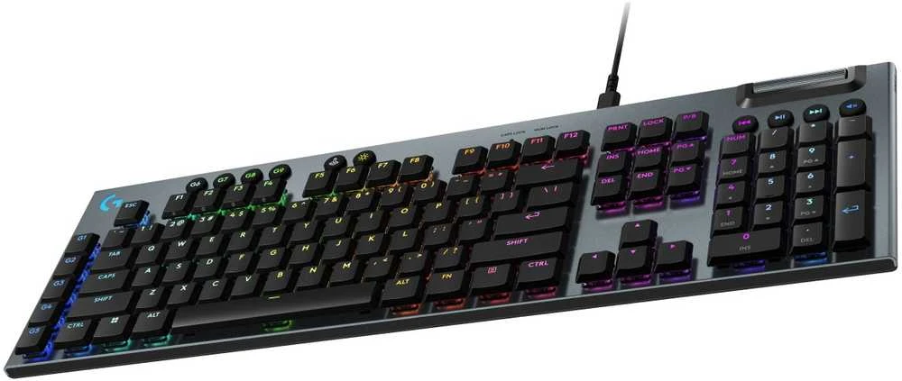 Klaviatūra Logitech G915 X su laidu G KB/Juodas - PAN - EMEA28I-935