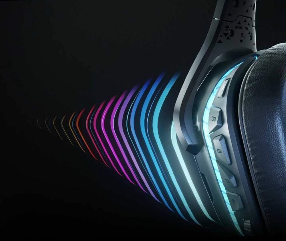 LOGITECH G935 Belaidės 7.1 Surround Sound LIGHTSYNC Ausinės Žaidimams - 2.4GHZ - EMEA