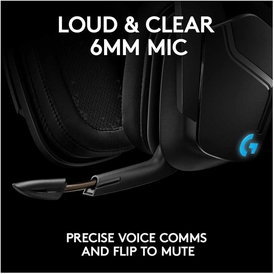LOGITECH G935 Belaidės 7.1 Surround Sound LIGHTSYNC Ausinės Žaidimams - 2.4GHZ - EMEA