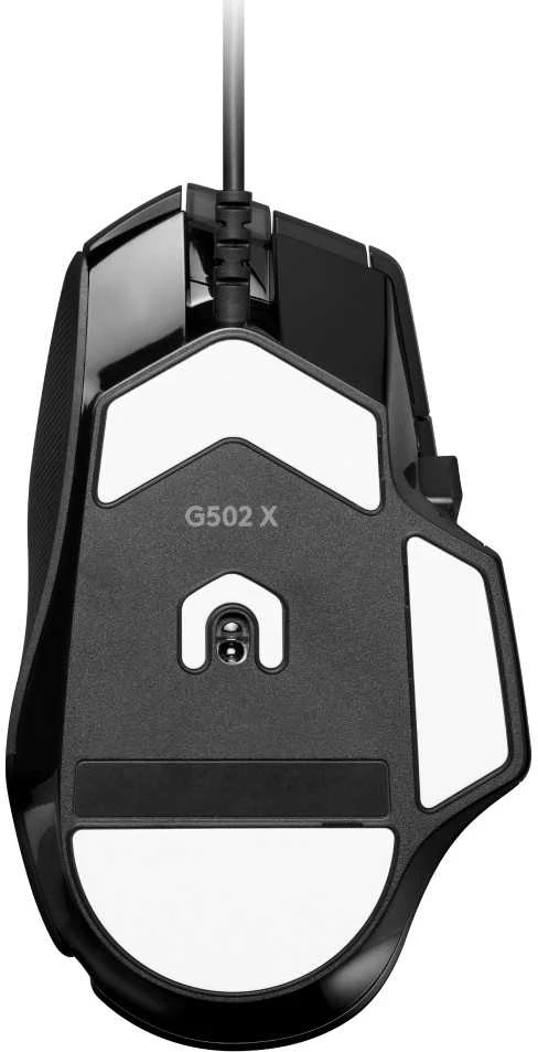 Žaidimų pelė su laidu Logitech G502 X, Juodos spalvos