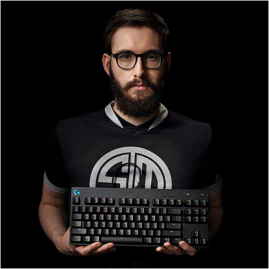 Mechaninė Žaidimų Klaviatūra Logitech G Pro, GX Blue Clicky Switches, DE išdėstymas