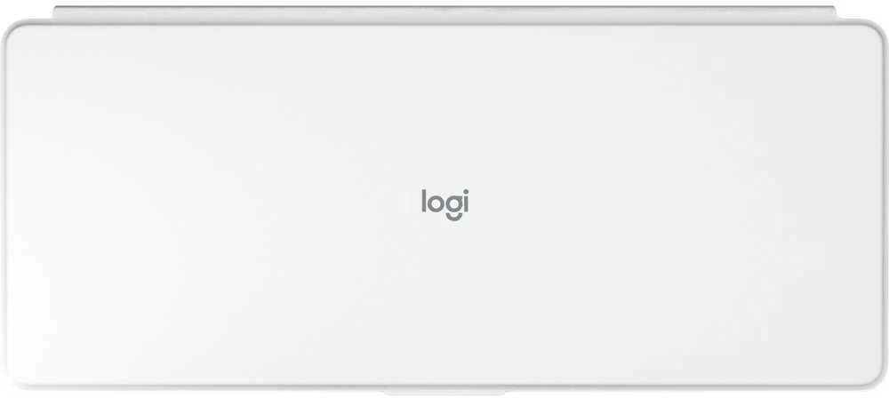 Klaviatūra „Logitech Keys To Go 2“, skirti „iPad“ planšetiniams kompiuteriams. Jasnoszary.