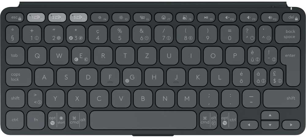 Klaviatūra Logitech KEYS-TO-GO 2 - GRAPHITE - CH - WESTMID-511