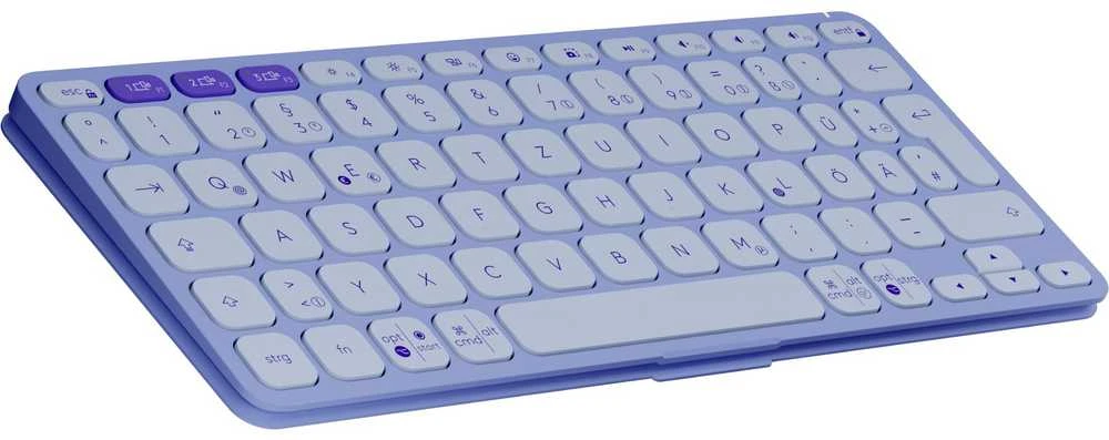 Klaviatūra Logitech KEYS-TO-GO 2 - LILAC - DEU - WESTMID-511