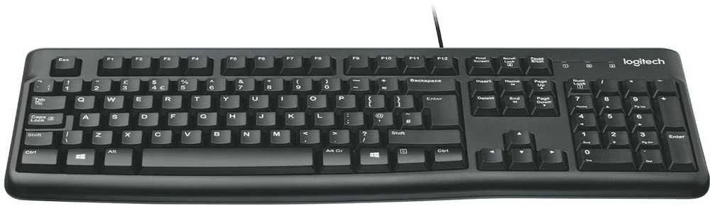 Logitech klaviatūra K120 su laidu, US išdėstymas