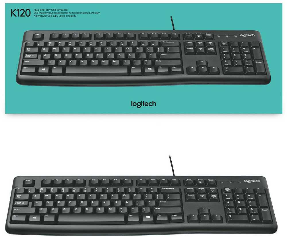 Logitech Klaviatūra K120 SWISS LAYOUT - CE