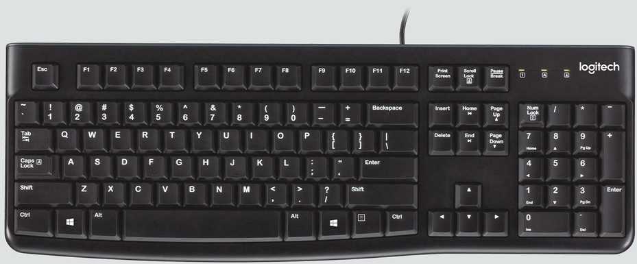 Logitech Klaviatūra K120 SWISS LAYOUT - CE