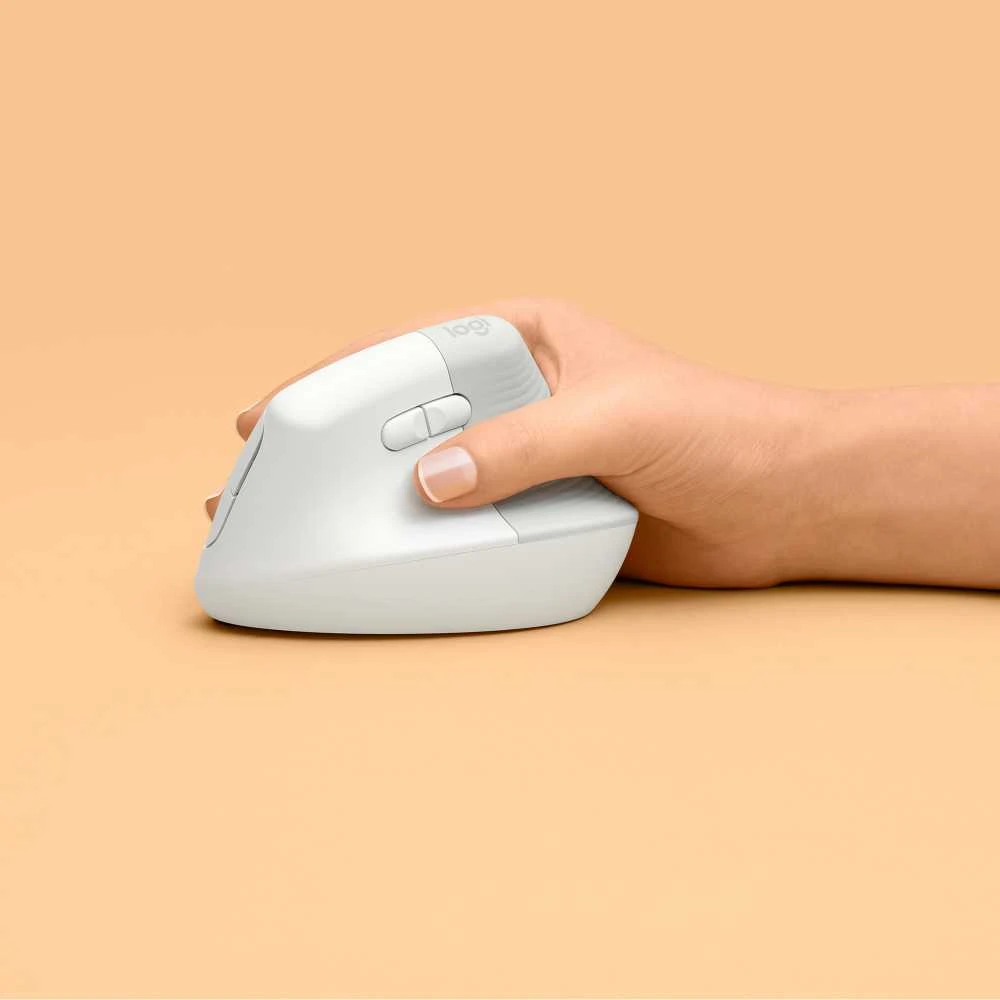 Pelė Logitech Lift, Baltos spalvos