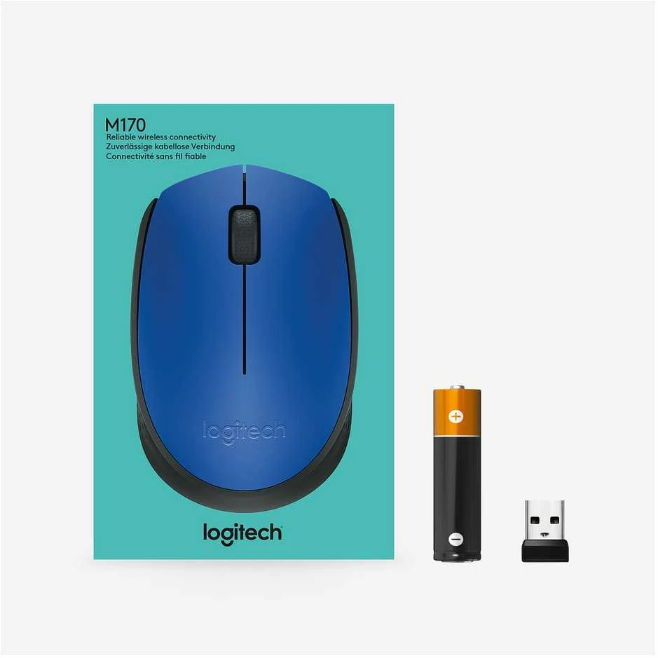 Belaidė pelė Logitech M171, mėlyna