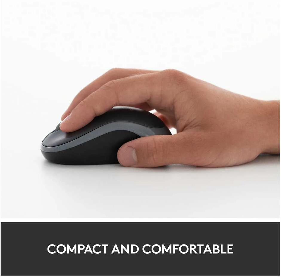 Bevielė pelė Logitech M185 pilka