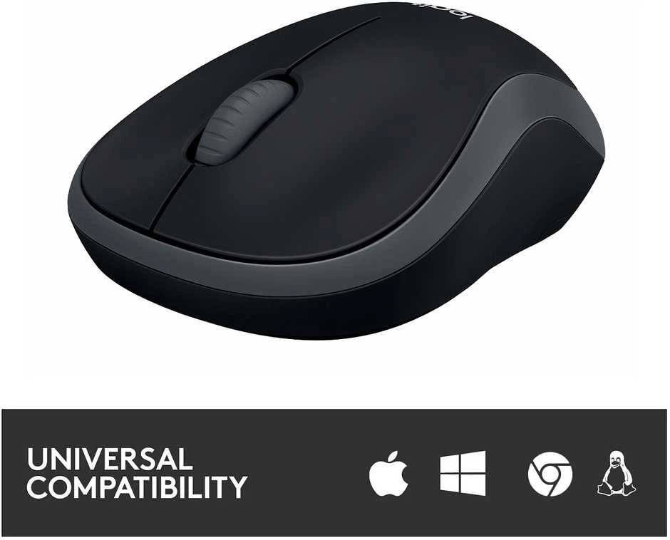 Bevielė pelė Logitech M185 pilka