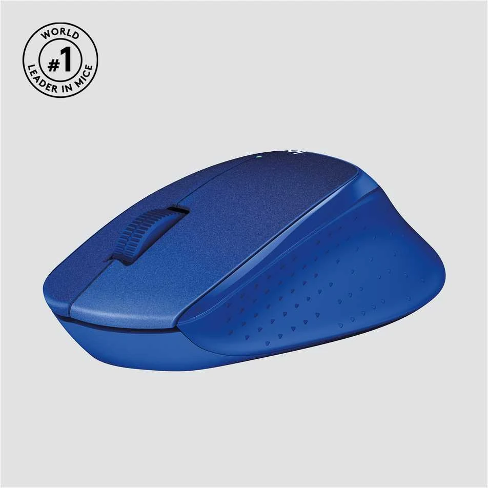 Belaidė pelė Logitech M330 Silent Plus, Mėlyna