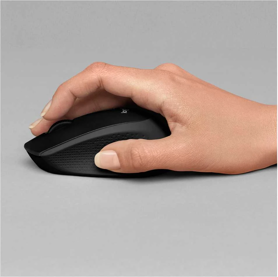 Belaidė pelė Logitech M330 Silent Plus, raudona