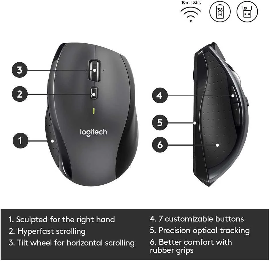 Belaidė pelė Logitech M705