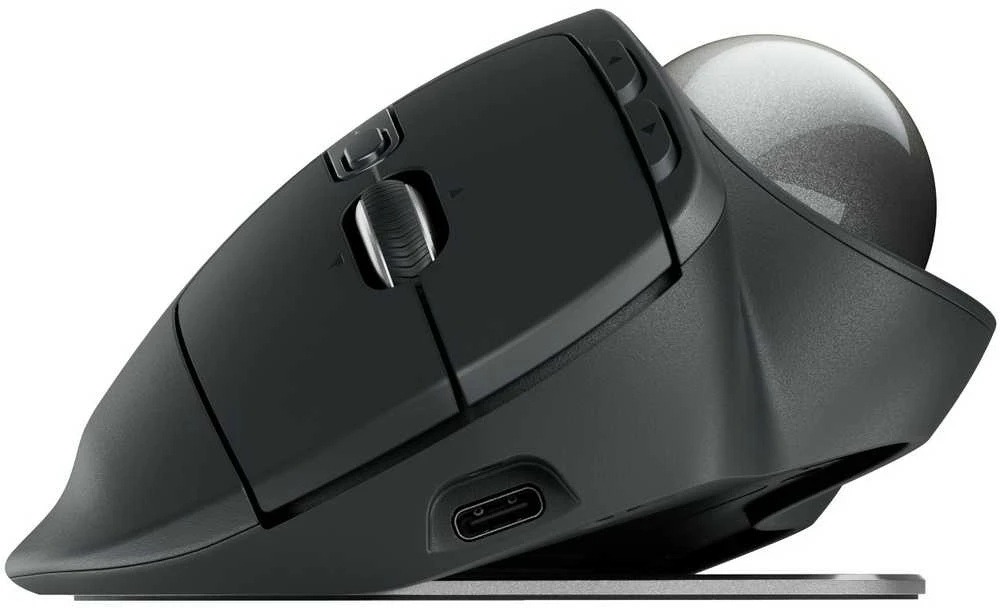 Logitech - MX Ergo S pažangus belaidis kamuoliukas, juodas
