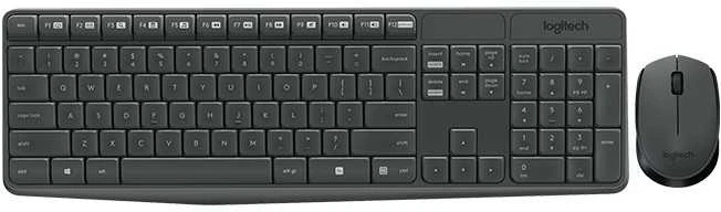 Logitech MK235 Belaidė Klaviatūra ir pelė - Pilkas-PTG-2.4GHZ-MEDITER