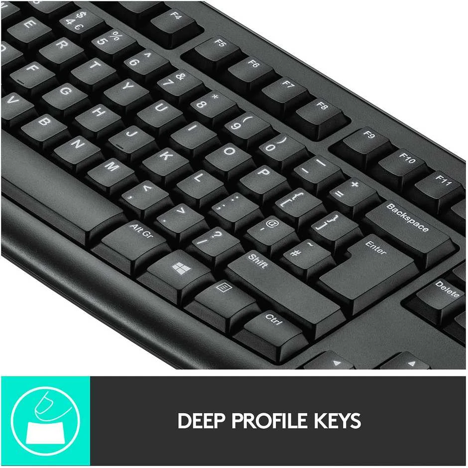 Klaviatūra Logitech WIRELESS DESKTOP MK270 - SWISS LAYOUT