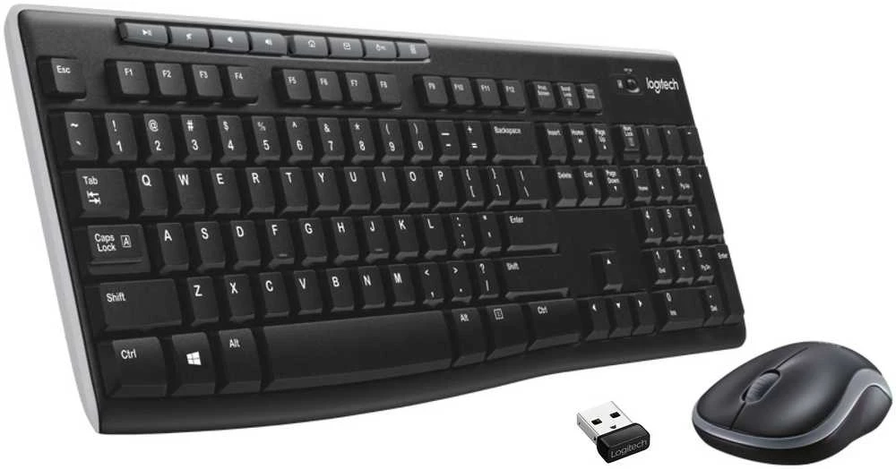 Klaviatūra Logitech WIRELESS DESKTOP MK270 - SWISS LAYOUT