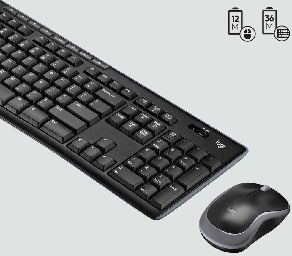Klaviatūra Logitech WIRELESS DESKTOP MK270 - SWISS LAYOUT