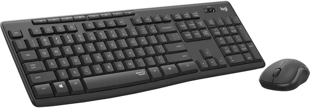 Klaviatūra Logitech MK295 TYLUS BELAIDIS KOMPLEKTAS – GRAFITO – NLB – INTNL