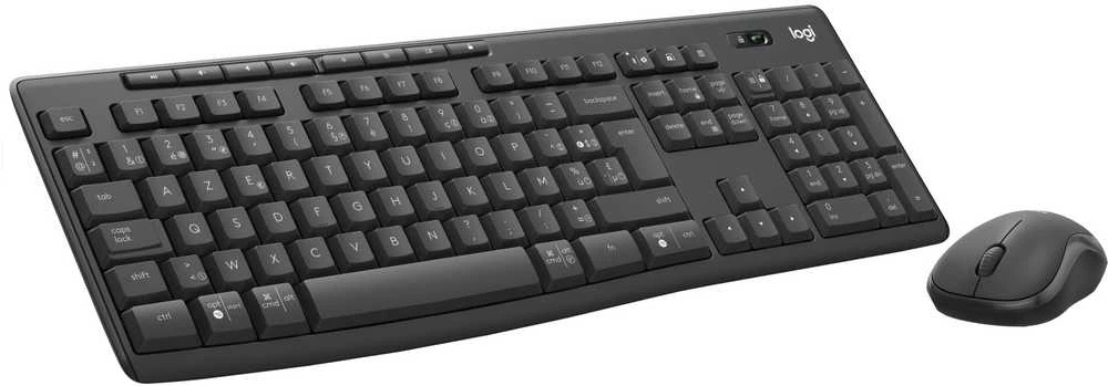 Klaviatūra „Logitech MK370 Combo“ verslui, belaidis, „Bluetooth“, membraninis, AZERTY, grafitas, pridedama pelė