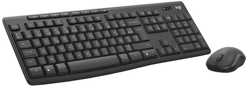 Klaviatūra „Logitech MK370 Combo“ verslui, belaidis, „Bluetooth“, membraninis, AZERTY, grafitas, pridedama pelė