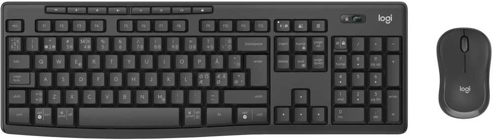 Klaviatūra ir pelė kits LOGITECH MK370 Combo verslui Wireless (Logi Bolt/Bluetooth LE) QWERTY Nordic Graphite