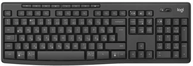 Klaviatūra Logitech MK370 COMBO VERSLAS – GRAFITAS – HUN BT N/A INTNL-973 DONGLE