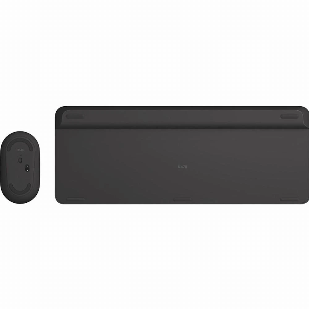 Logitech MK470 Slim Wireless Combo, belaidė klaviatūra ir pelė, DE išdėstymas, Grafito spalvos