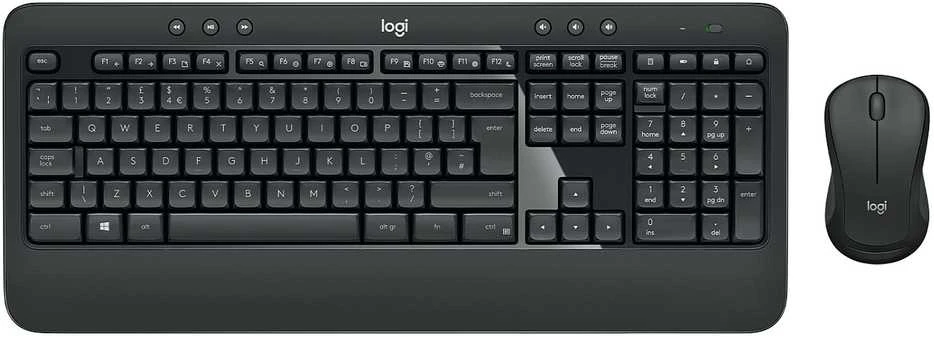 Belaidis pelės ir klaviatūros rinkinys Logitech MK540 Advanced, išdėstymas: Čekų (Qwertz)