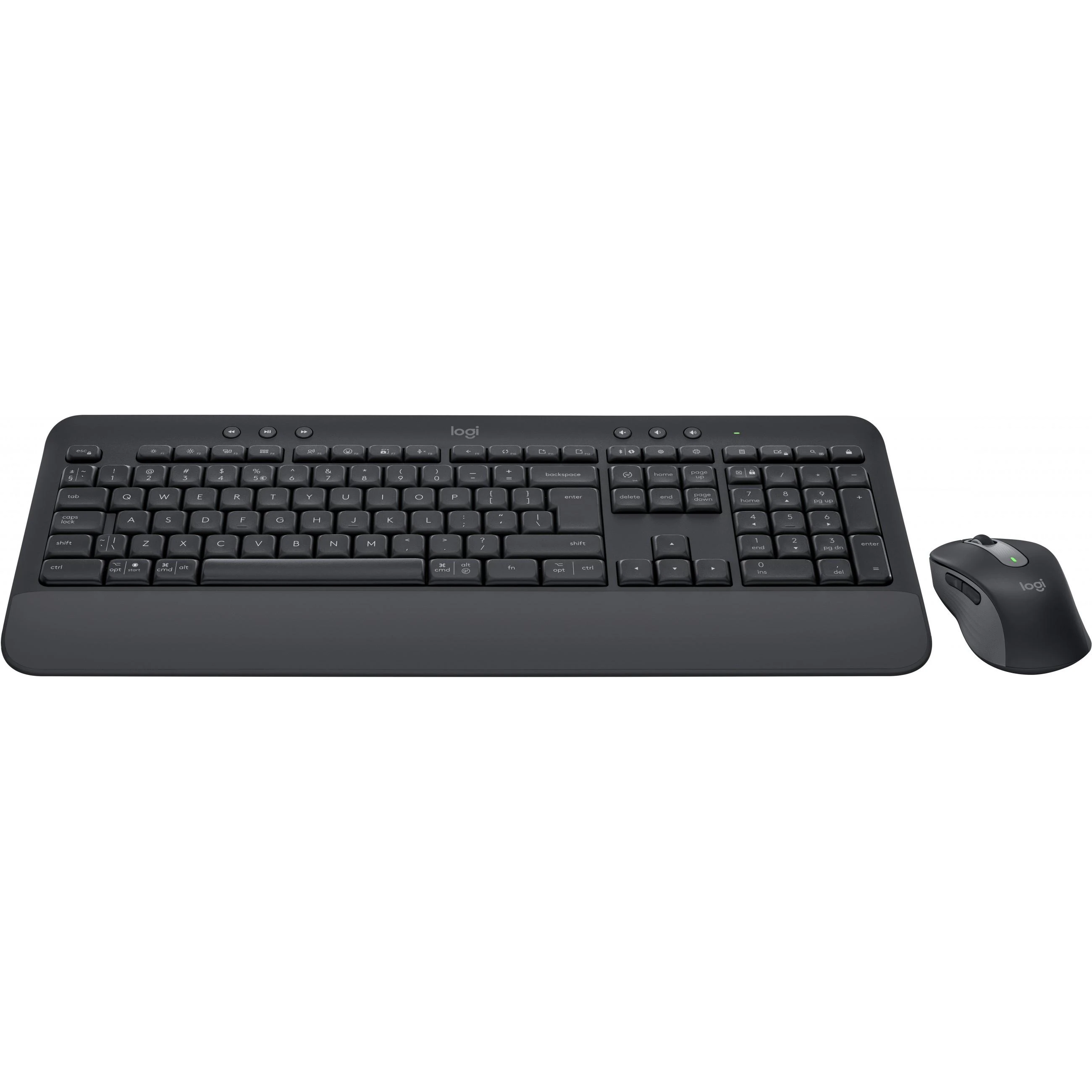 Klaviatūra „Logitech“ klaviatūros ir pelės rinkinys MK650 - grafito spalvos
