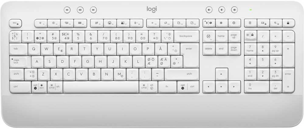 Klaviatūra Logitech MK650 verslui/OFFWHITEPANNORDIC
