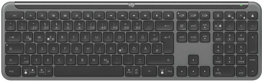 Klaviatūra Logitech Pelė Signature MK950 verslui Graphite