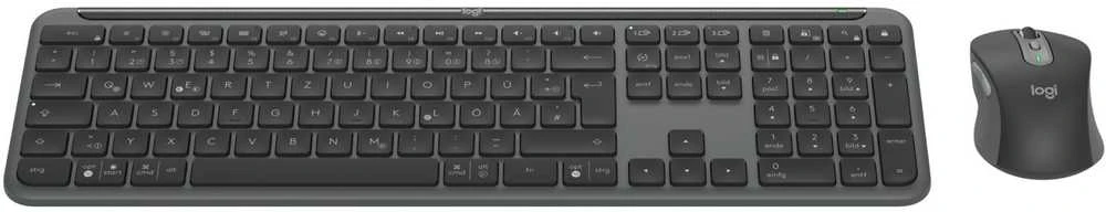 Klaviatūra Logitech Pelė Signature MK950 verslui Graphite