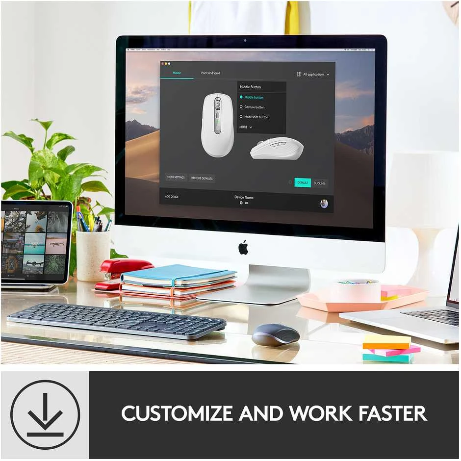 Belaidė pelė Logitech MX Anywhere 3, Juodos spalvos