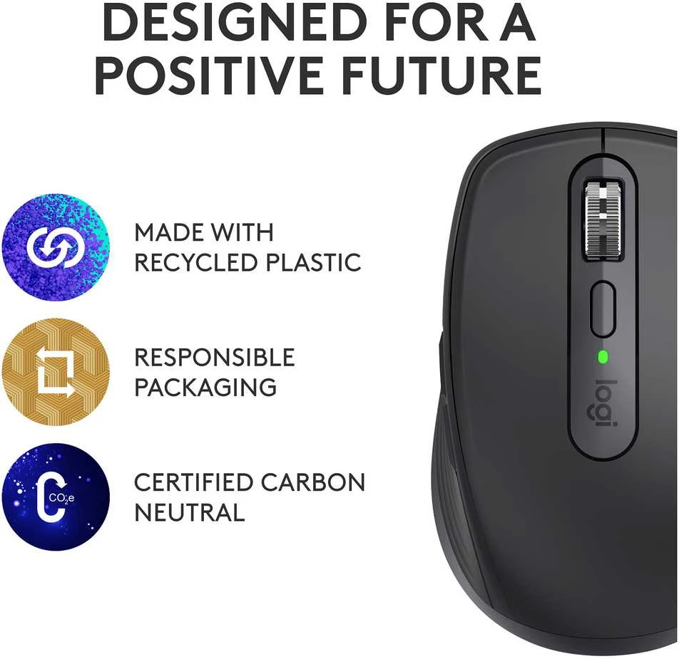 Belaidė pelė Logitech MX Anywhere 3S, grafito spalvos